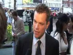 The Bourne Ultimatum premiere: Matt Damon