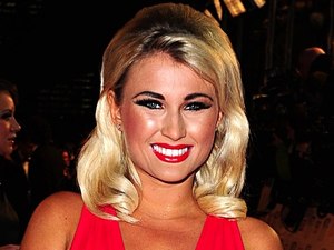 Billie Faiers arriving for the 2012 NTA Awards
