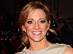 Gabby Logan arriving for the 2012 NTA Awards