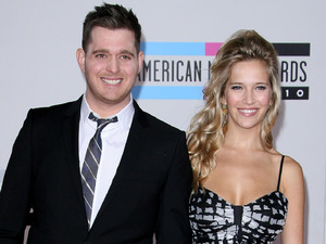 Michael Buble and model Luisana Lopilato
2010 American Music Awards - Arrivals held at the Nokia Theatre L.A. Live
Los Angeles