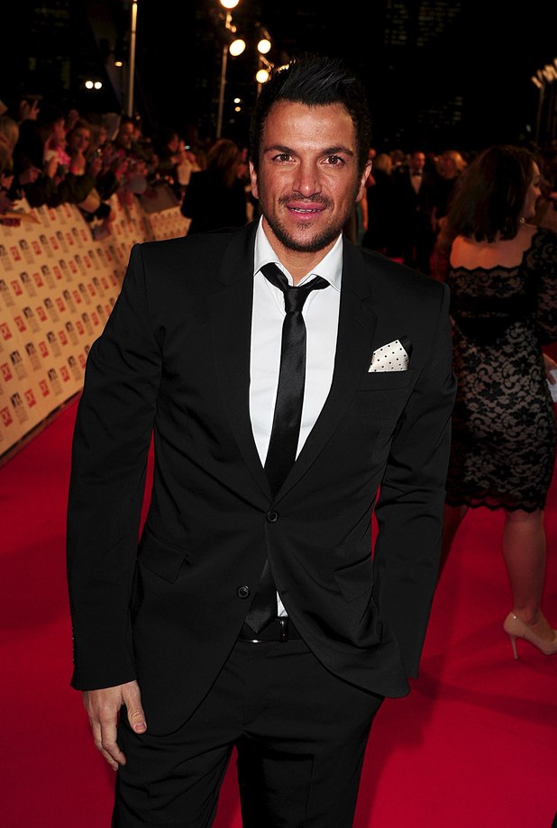 Peter Andre arriving for the 2012 NTA Awards