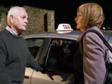 Diane, Eric and Amy are shocked as Val, furious at Pollard, heads out defiantly to get into a taxi