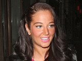 Tulisa Contostavlos leaving Sketch after dining with friends.
London