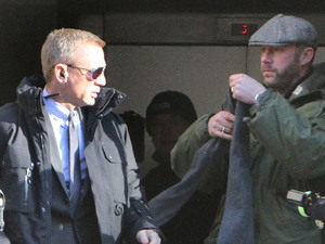 Daniel Craig filming 'Skyfall'