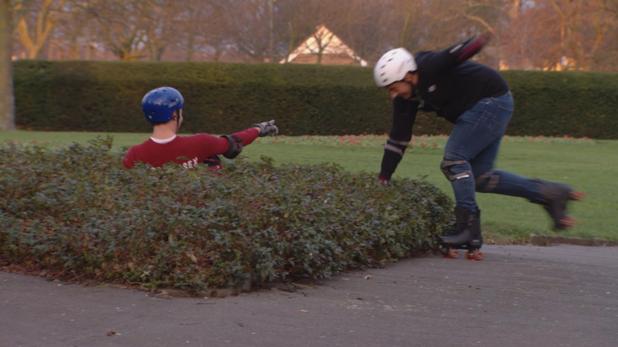 Joey has a fall