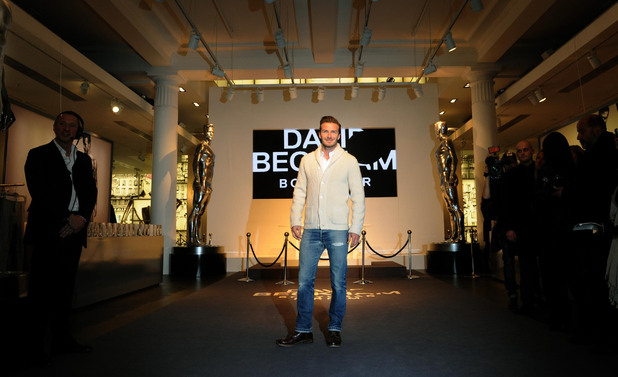 David Beckham attends his 'David Beckham Bodywear for H&M' launch in London