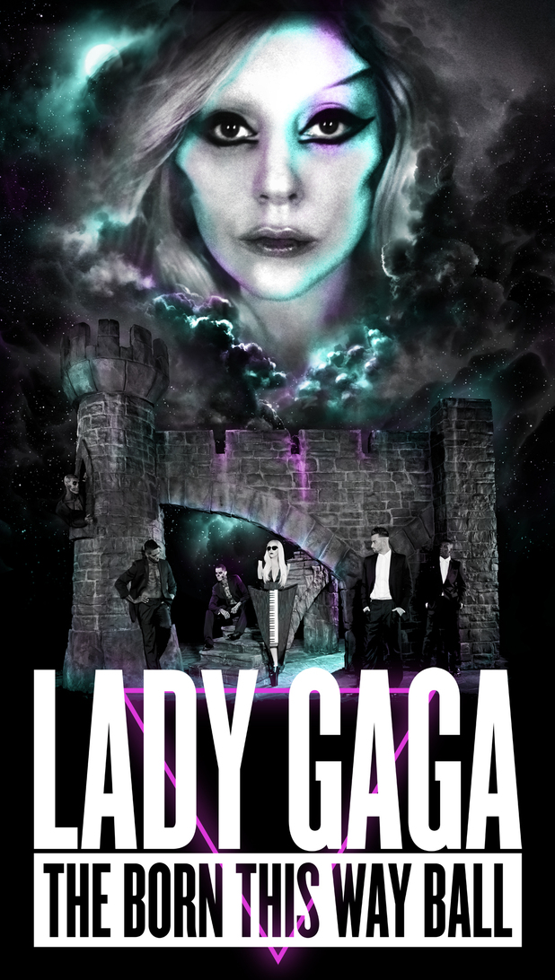 Lady GaGa 'Born This Way Ball' tour poster