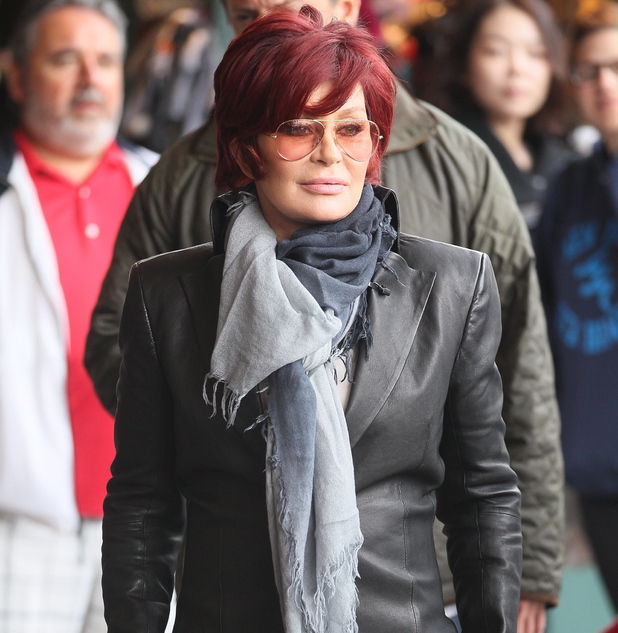 Sharon Osbourne
at The Grove to film a segment for the show, 'Extra'
Los Angeles