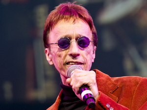 Robin Gibb performing with The Soldiers at The London Paladium
