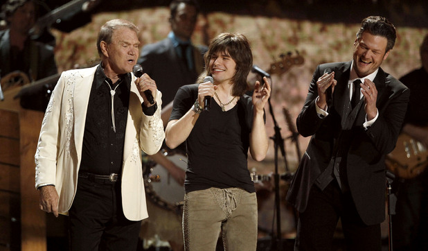 Glen Campbell, Reid Perry and Blake Shelton