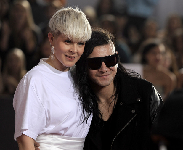 Robyn, left, and Skrillex 