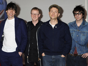 Blur arriving for the 2012 Brit Awards at The O2 Arena, London