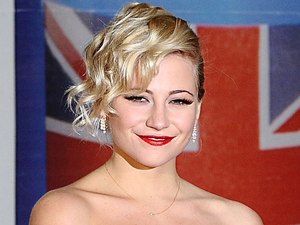 Pixie Lott arriving for the 2012 Brit Awards at The O2 Arena, London