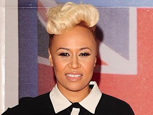 Emeli Sande arriving for the 2012 Brit Awards at The O2 Arena, London