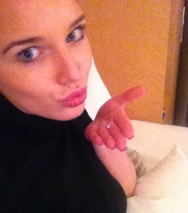 Helen Flanagan twit pic Earlier this month Flanagan's exit from Coronation