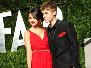 Selena Gomez and Justin Bieber at the 83rd Annual Academy Awards, Vanity Fair Party, Los Angeles, America - 27 Feb 2011