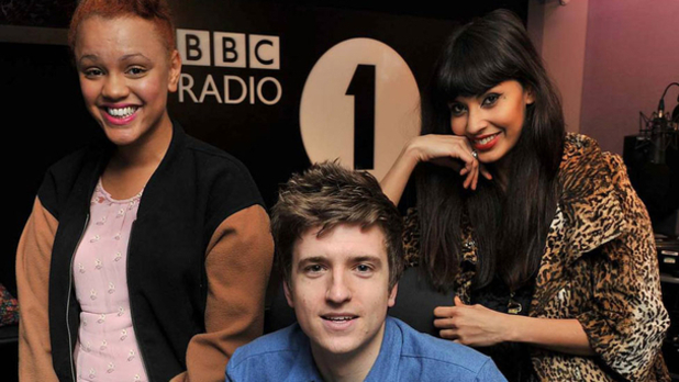 Greg James, Gemma Cairney and Jameela Jamil