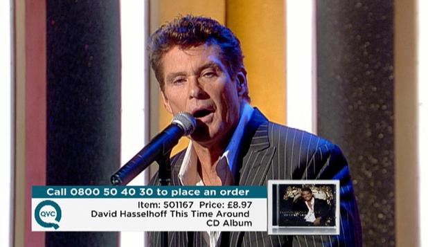 David Hasslehoff on QVC