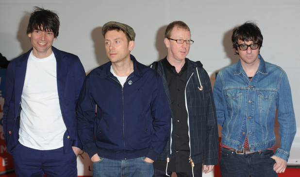 Blur at Brit Awards at O2 Arena, London, England- 21.02.12