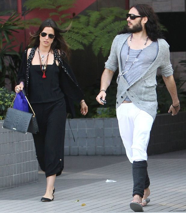 Russell Brand and Oriela Medellin Amieiro