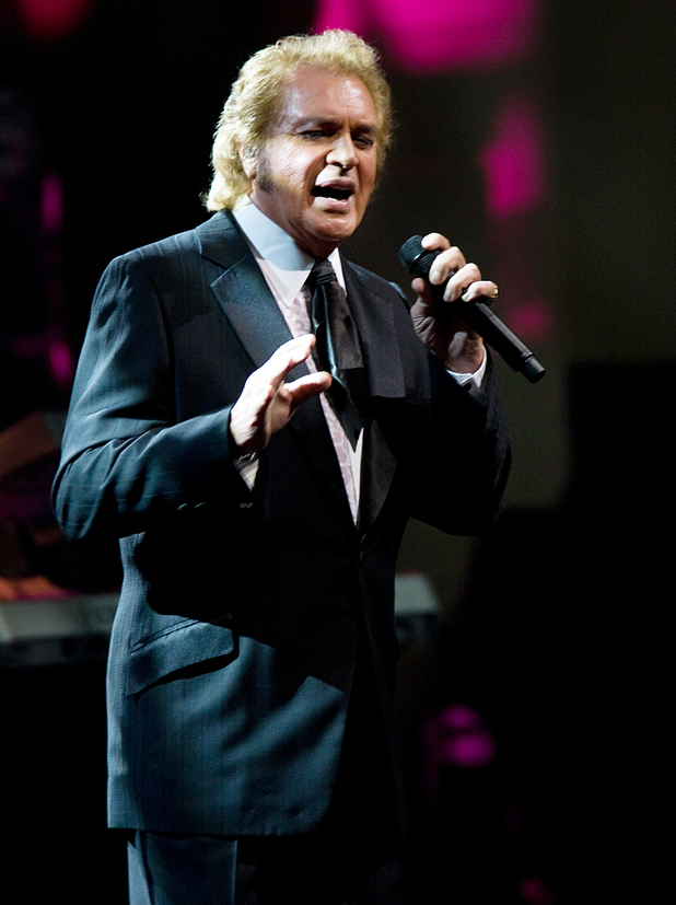 Engelbert Humperdinck performing at the Liverpool Philharmonic Hall as part of his UK tour