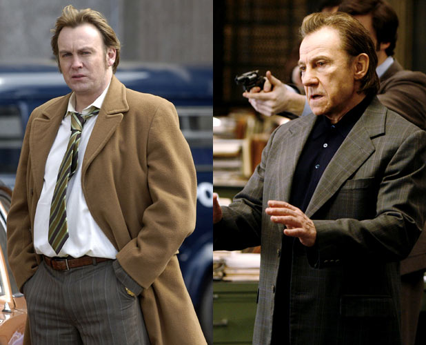 Philip Glenister and Harvey Keitel