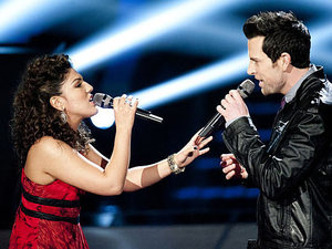The Voice - Battle Round - Chris Mann v Monique Benabou