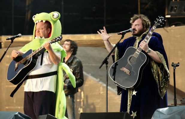 Tenacious D performing