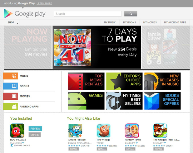 Google Play screenshot