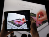 A new Apple iPad on display