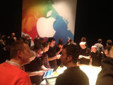 Journalists getting to grips with the new iPad