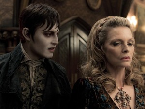 Johnny Depp and Michelle Pfeiffer in Dark Shadows