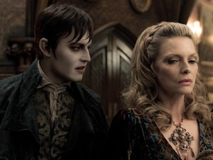 Johnny Depp and Michelle Pfeiffer in Dark Shadows