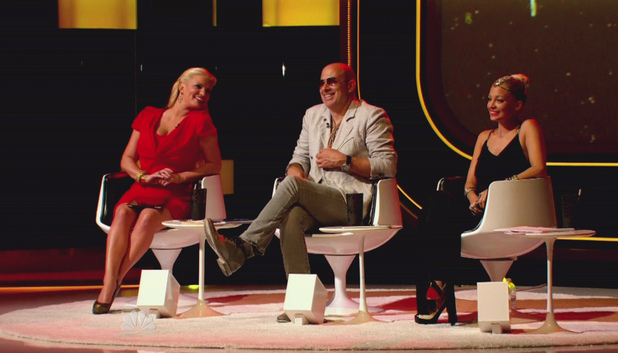 Jessica Simpson, John Varvatos, Nicole Richie
NBC's 'Fashion Star' Series Premiere
The Contestants must design and create their signature items and pitch them to the buyers