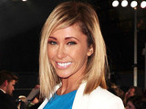 Jenny Frost arrives at the premiere of The Hunger Games at the O2 in London.