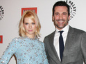 January Jones also opens up about her real-life relationship with Jon Hamm.