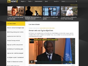 ITV rolling news site