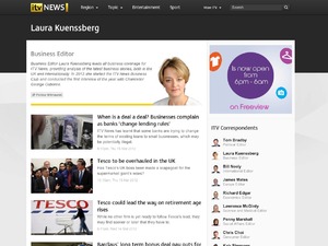 ITV rolling news site