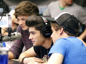 One Direction live on air at Q102 Radio Station at Bala Cynwyd, Pennsylvania