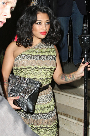 Vanessa White at Nozomi restaurant celebrating Rochelle Wiseman`s birthday.
London, England - 21.03.12