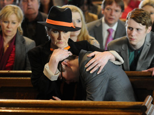 Shirley consoles Ben as he breaks down.
