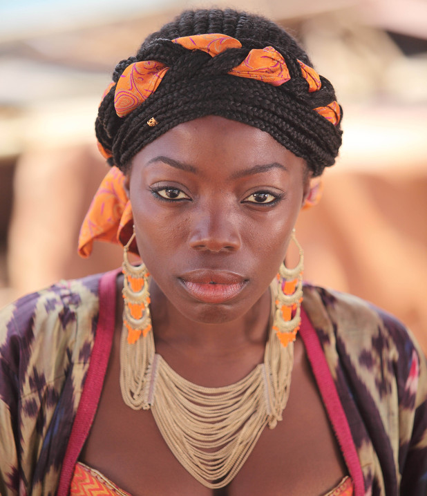 Estella Daniels as the aristocratic Nala