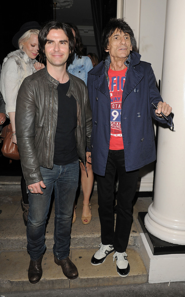 Ronnie Wood and Kelly Jones