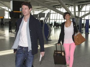 Frankie Sandford and Wayne Bridge
