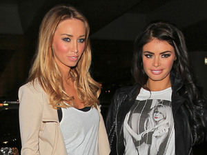 The Only Way is Essex stars Chloe Sims and Lauren Pope finally arrive at LAX after being delayed for three hours following extra security procedures
Los Angeles