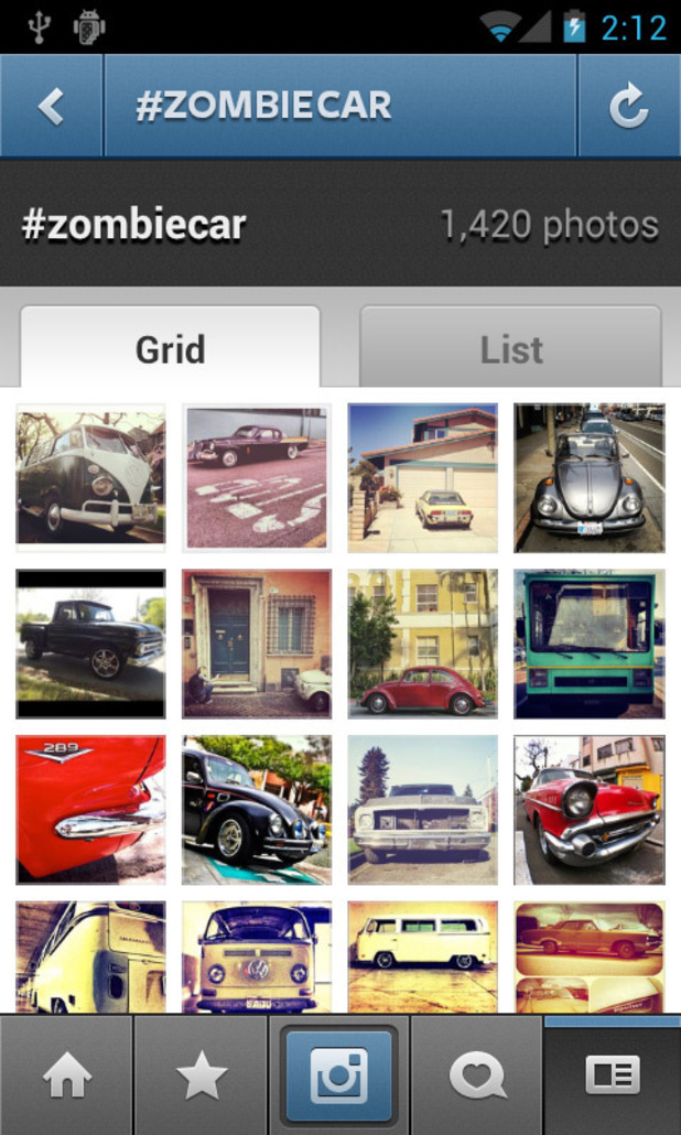 Instagram for Android screenshot - Tag Search