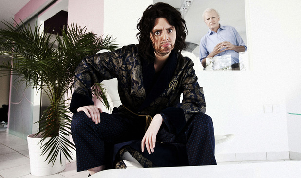 Morgana Robinson and Terry Mynott as Russell Brand and David Attenborough in Very Important People