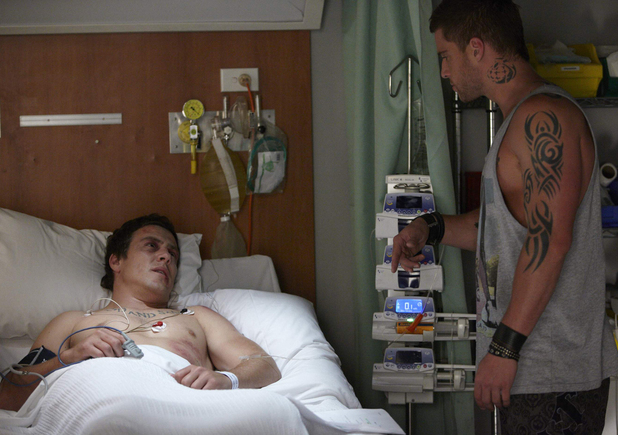 Heath wants to know who knocked out Brax.