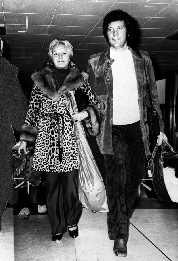 Tom Jones and Melinda Woodward