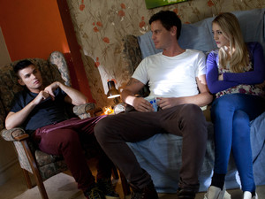 Ally and Amy seem very aware of Ste's intervention.